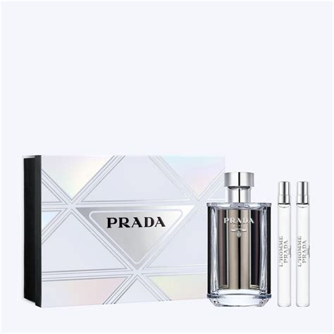 prada lhomme edt|prada l'homme gift set.